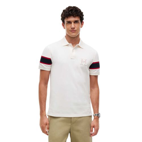 Tommy Hilfiger Regular Fit Logo Stripe Polo Shirt